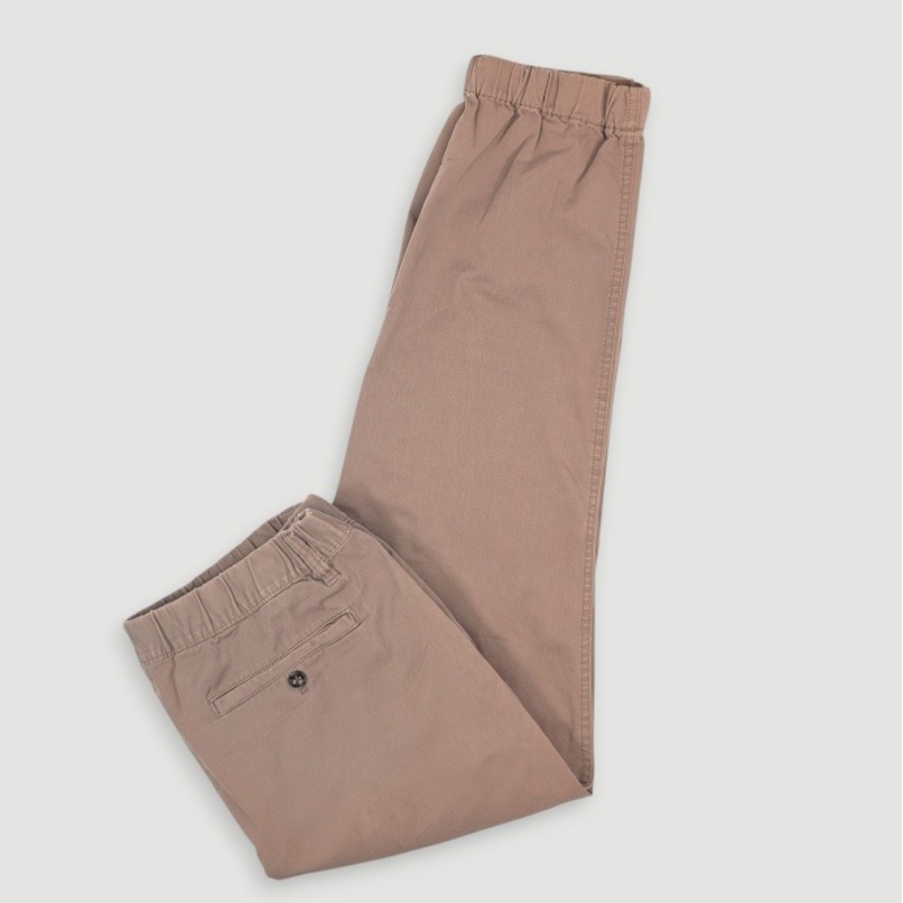 BearBottom Jogger Pants Mens XL Brown Stretch Casual Chino Elastic Waist